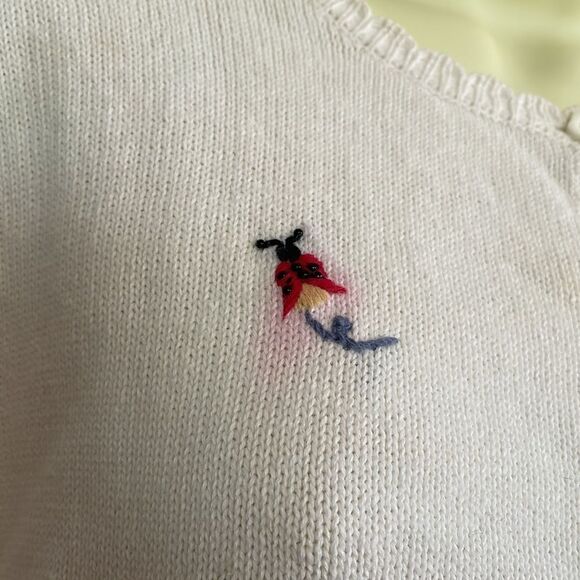 Alfred Dunner garden theme short sleeved cardigan - Picture 3 of 10